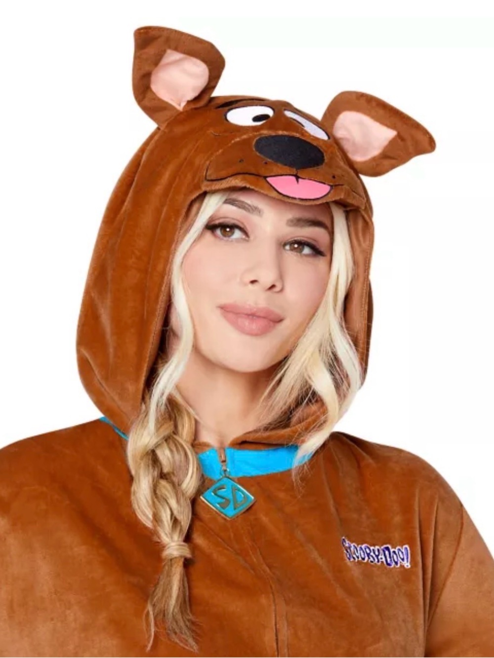 SCOOBY-DOO! ADULT BROWN JUMPSUIT COSTUME SIZE LARGE/EXTRA LARGE 🌟EUC🌟 - Picture 9 of 16
